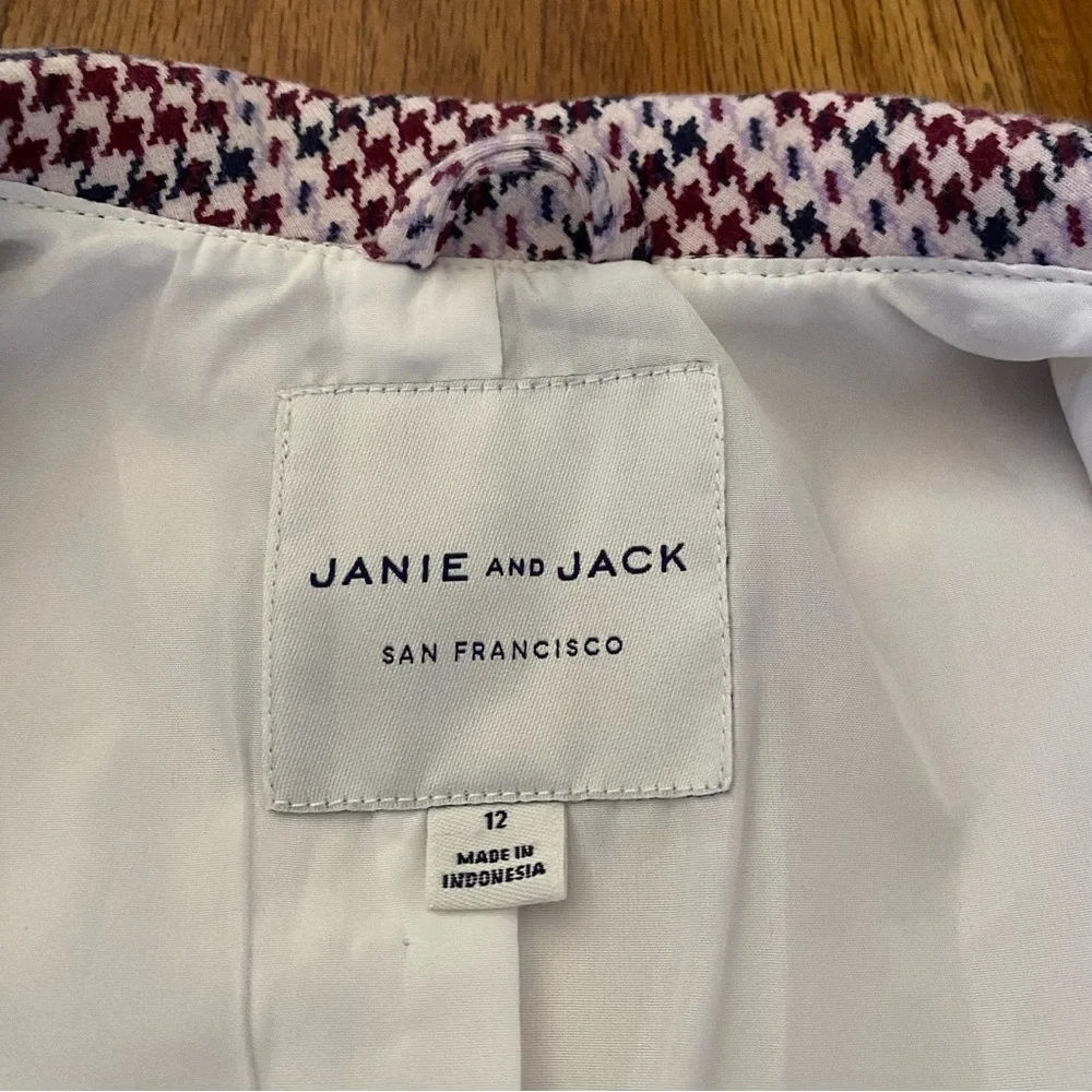 Janie and Jack Houndstooth Girls Blazer - Picture 11 of 11